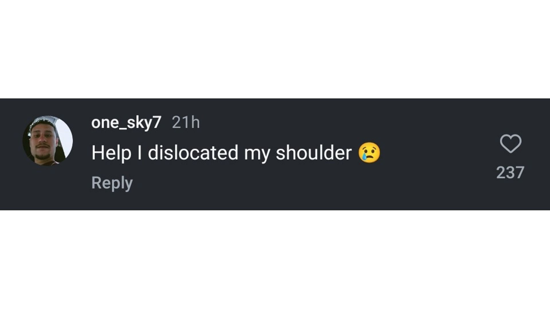 Fan's comment on Elor's post (Image via: Instagram/amitelor1)